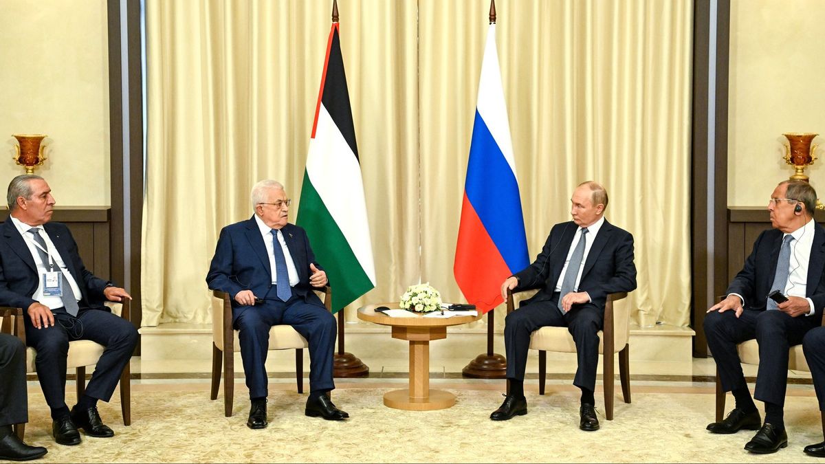 Meet President Putin, Mahmoud Abbas Discusses Situation In Gaza And Praises Russia's Courage To Support The Palestinian People