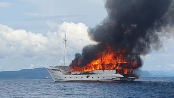 سفينة المحيط نقلت 23 سائحا محترقا في مياه راجا أمبات