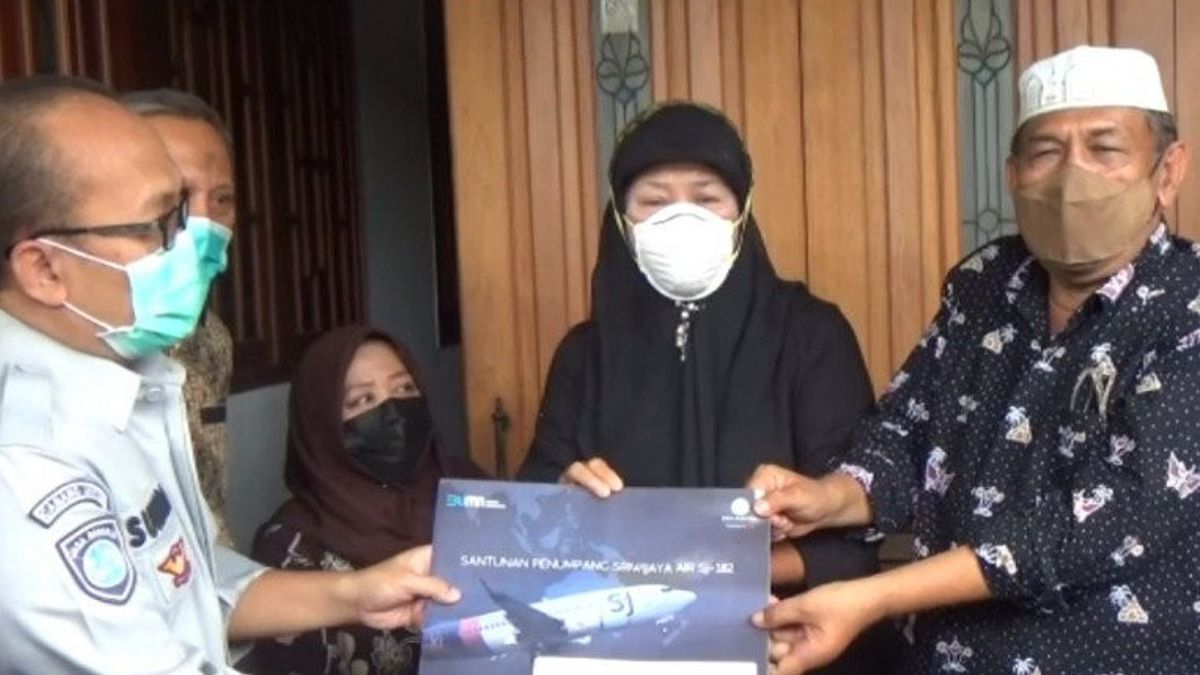 Jasa Raharja Has Provided Compensation To 6 Heirs Of Sriwijaya SJ-182 Victims