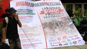 Mahasiswa Kembali Ajak Publik Boikot, Bentangkan Spanduk '5 Kriteria Produk Terafiliasi Israel'