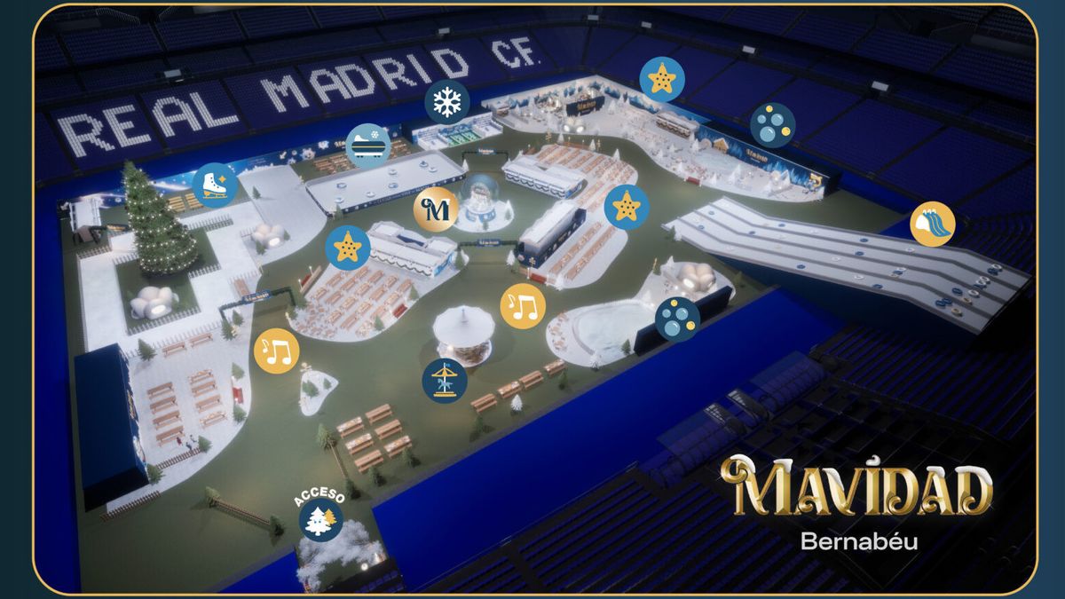 Selamat Natal! Real Madrid Sulap Bernabeu Menjadi Negeri Ajaib Musim Dingin
