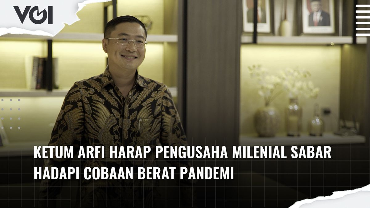 VIDEO: Ketum ARFI Harap Pengusaha Milenial Sabar Hadapi Cobaan Berat Pandemi