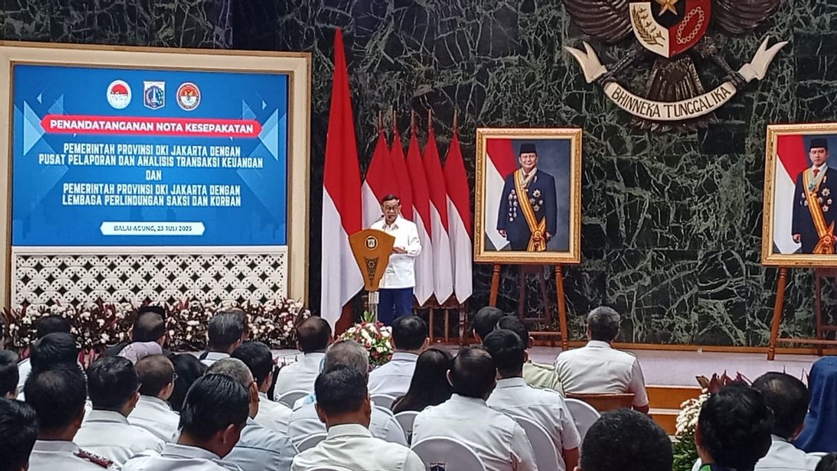 Pramono Threatens Jakarta ASN To Play Online Gambling Will Not Get A Position