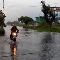 Sejumlah Wilayah di Sidoarjo Terendam Banjir, Arus Jalan Raya Porong Dialihkan 