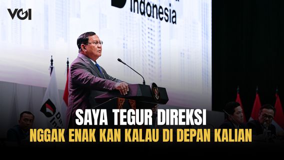 Prabowo Subianto Tegur Direksi Danantara