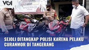 VIDEO: Sejoli Ditangkap Polisi Karena Pelaku Curanmor di Tangerang