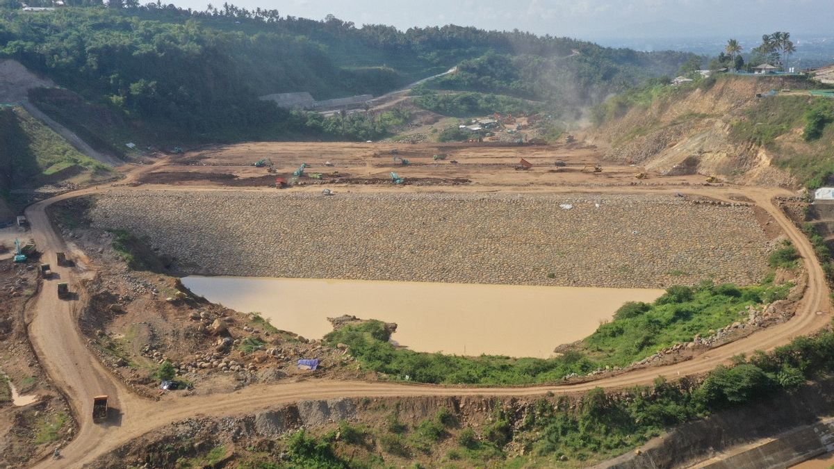 Meninting大坝的进度达到79.33%,Hutama Karya:在斋月期间保持轨道