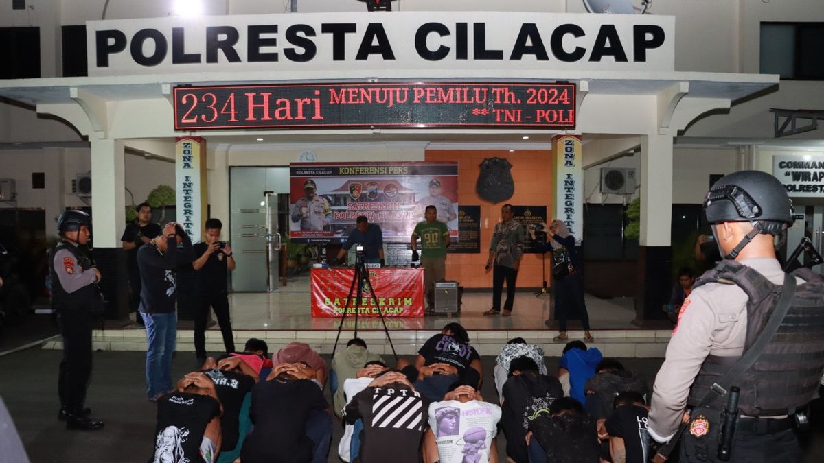 Polisi Tangkap 18 Pelaku Aniaya yang Menyebabkan Korban Tewas di Cilacap