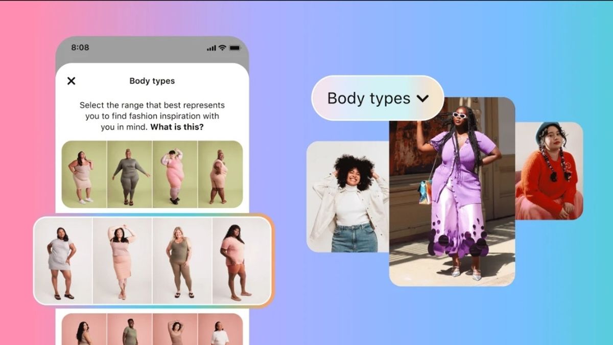 Pinterest Luncurkan Alat Bertenaga AI untuk Mencari Ide Fashion Berdasarkan Tipe Tubuh