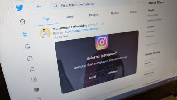 Tren <i>Challenge #Untiltomorrow</i> Buktikan Perbedaan Kultur Twitter dan Instagram