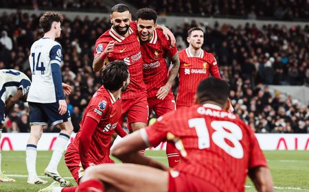 Salah dan Luis Diaz Cetak Brace, Liverpool Hajar Tottenham Enam Gol