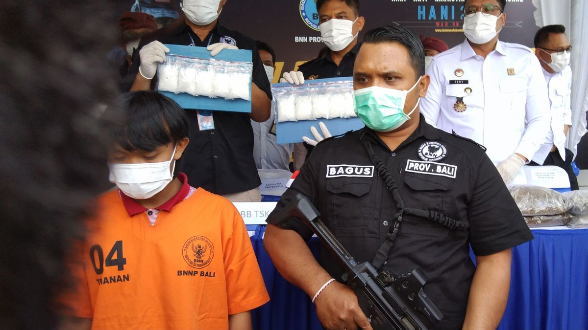 BNN Bali Tangkap Mahasiswa Asal Lampung Pemilik 1 Kg Sabu