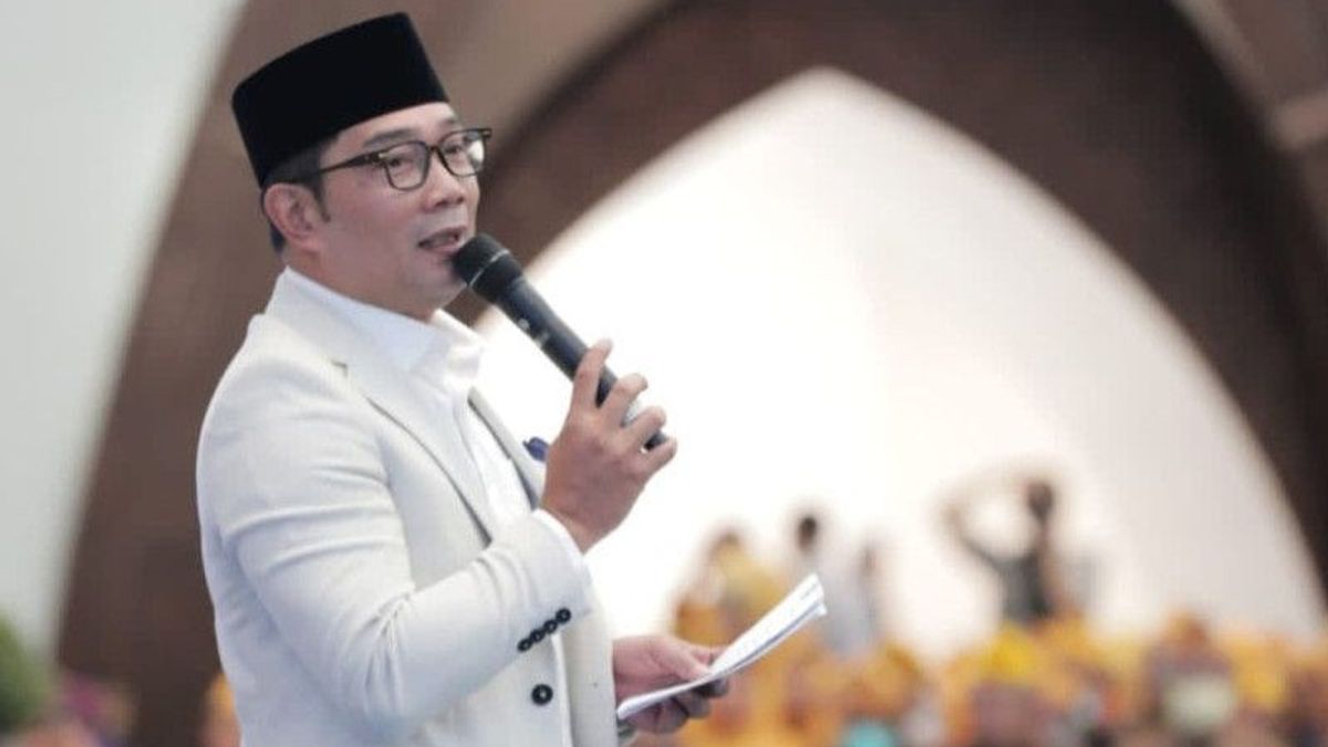 <i>Maneh</i> Case Until Teacher Is Fired From School, Ridwan Kamil Does Not Want To Be Called Anti-Criticism Leader