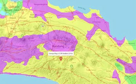 Badan Geologi: Tidak Ada Dampak Keretakan Tanah dari Gempa Bandung