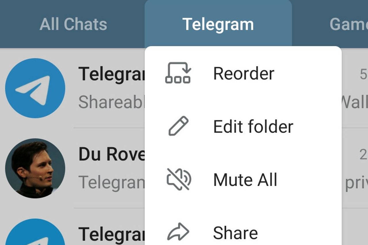 Telegram launches sharable chat folders and more