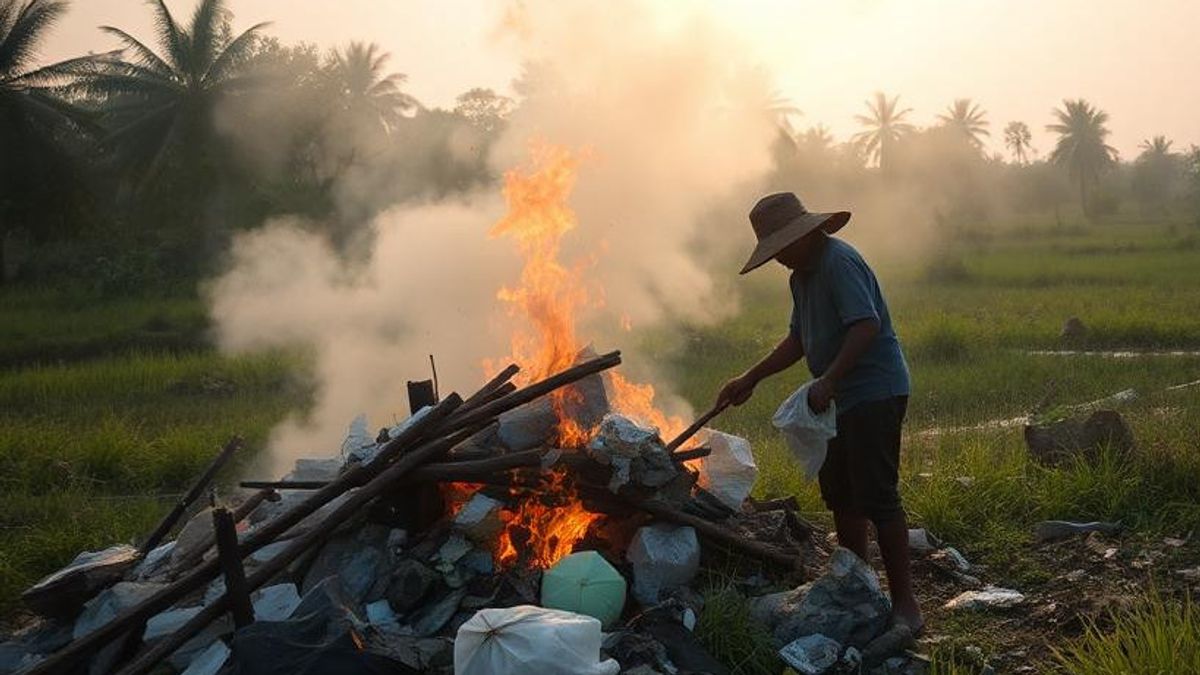 El Nino Menguat, BPBD DKI Minta Warga Stop Bakar Sampah