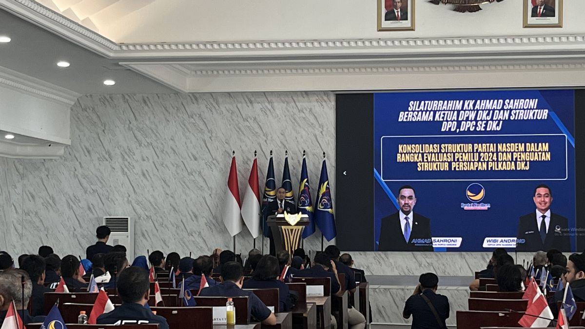 Anies Baswedan à Sahroni proposé par le DPW NasDem Jakarta jadi Cagub