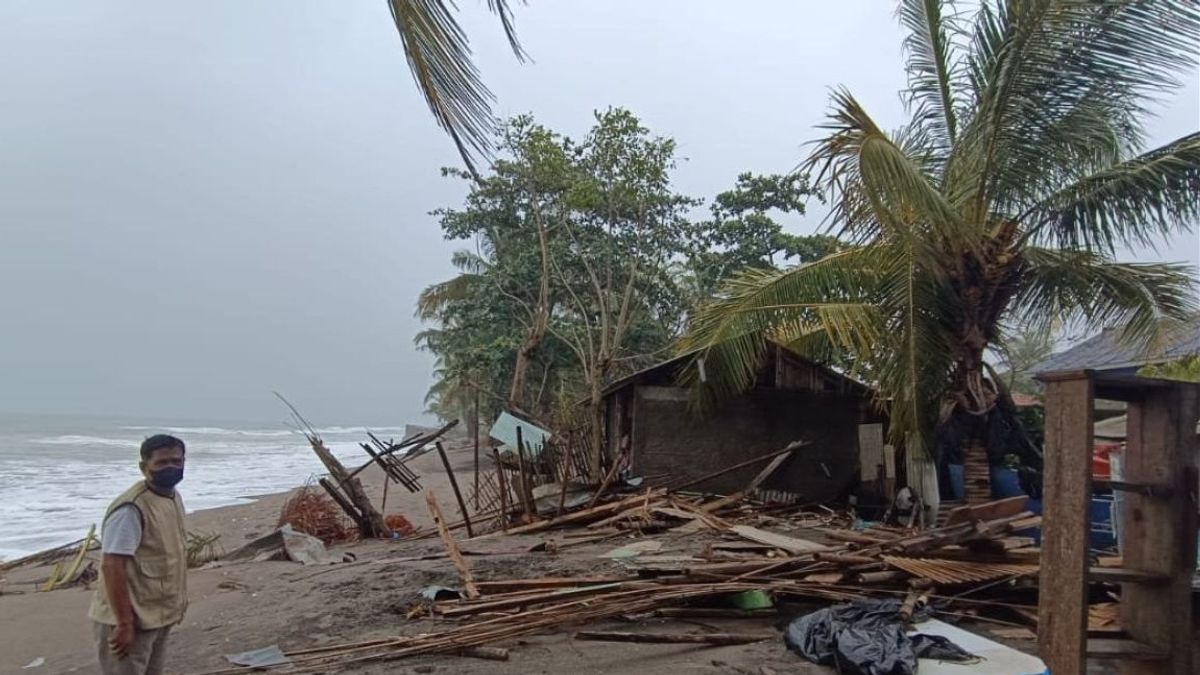 Puluhan Rumah di Palabuhanratu Sukabumi Rusak Imbas Abrasi Pantai