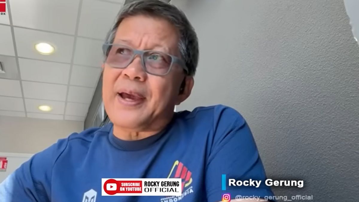 gi sek à Anies Baswedan à Jakarta, Rocky Gerung PKS Value accepte 'Loi' Échange Plus avec KIM