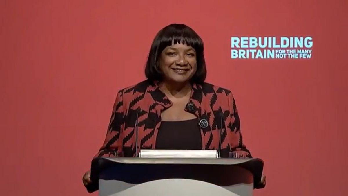 Write A Racism Letter, Diane Abbott Diskors As A Member Of The Labor Party Parliament