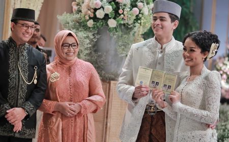 Akad Nikah, Mutiara Baswedan dan Suaminya Kenakan Busana Adat Yogyakarta