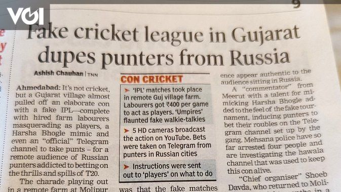 Epic Scam! Farmers In India Set Up Fake Cricket Tournament To Trick Russian Gamblers For Two Weeks,