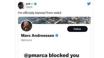 痛烈なコメントのために、ジャック・ドーシーは「Web3」からブロックされています