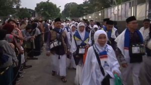 12 ans d'attente, 393 candidats du Jamaïque du Hajj Tangsel commencent à être envoyés en Terre Sainte