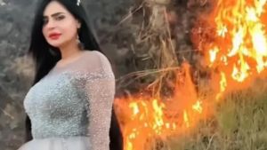 Demi Konten, Influencer TikTok Ini Menari dengan Latar Belakang Kebakaran Hutan