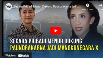 Video: Personally, Menur Supports Paundrakarna To Become Mangkunegara X