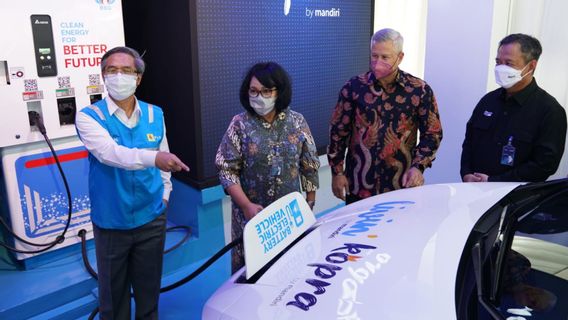 Bank Mandiri Devient La Première Entreprise Publique Non PLN à Disposer D’une Station De Recharge Publique Pour Véhicules électriques